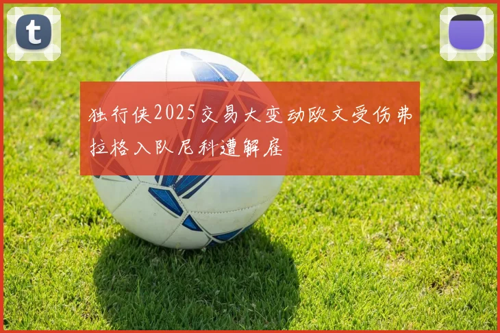 独行侠2025交易大变动欧文受伤弗拉格入队尼科遭解雇
